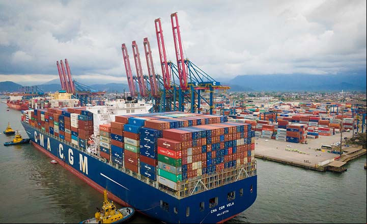 Confirmado movimento recorde no Porto de Santos 